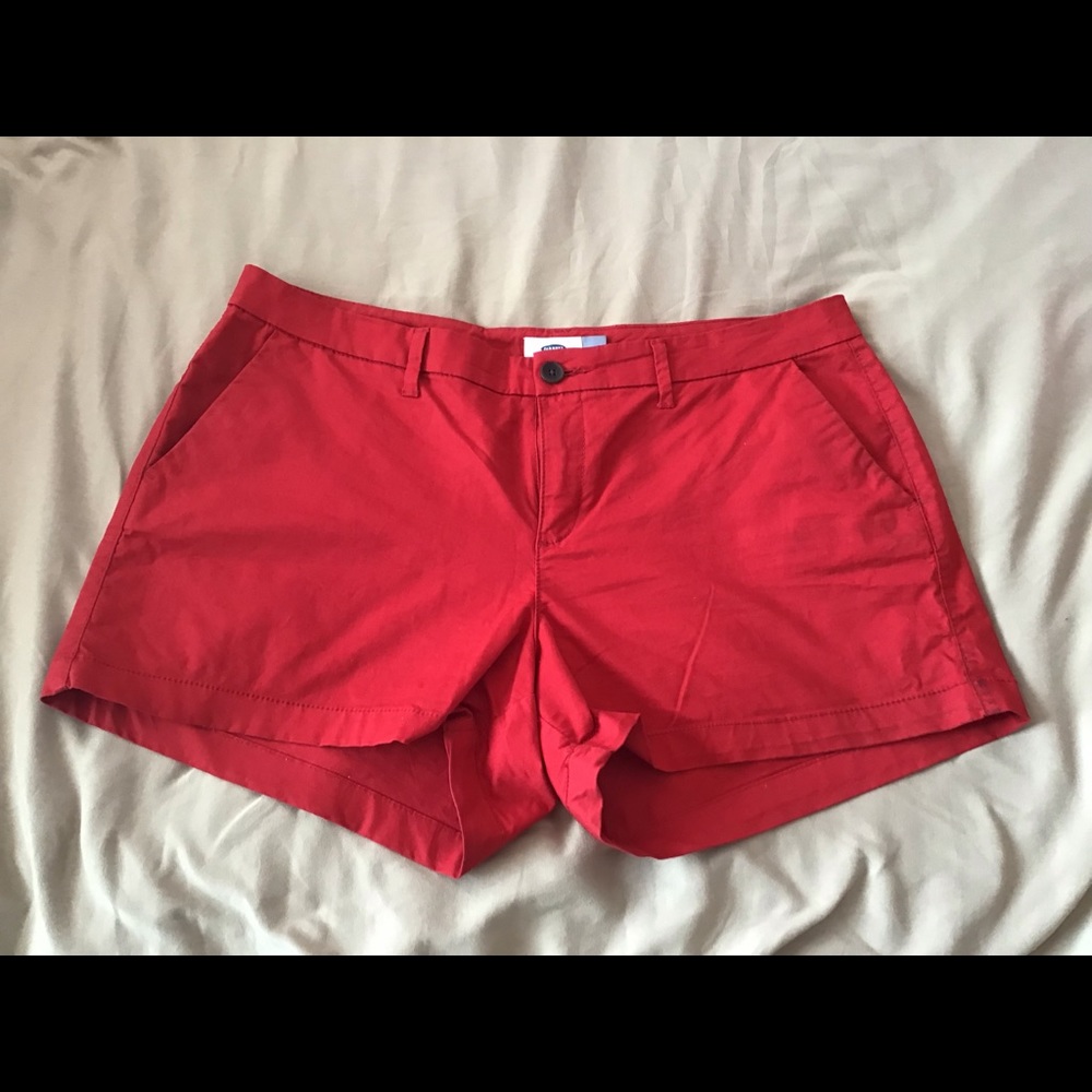 Old Navy Red shorts 3in inseam size 12